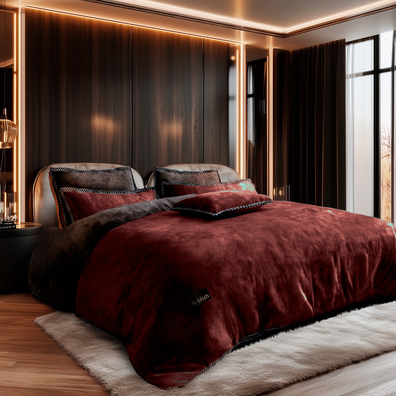 The Amorgos Luxury Velvet Bedding Set