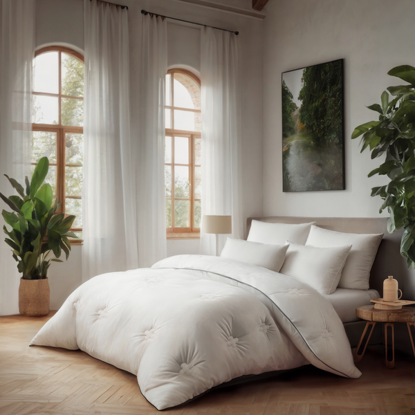 The FLORÉ Over Sized Summer Eucalyptus Comforter Set